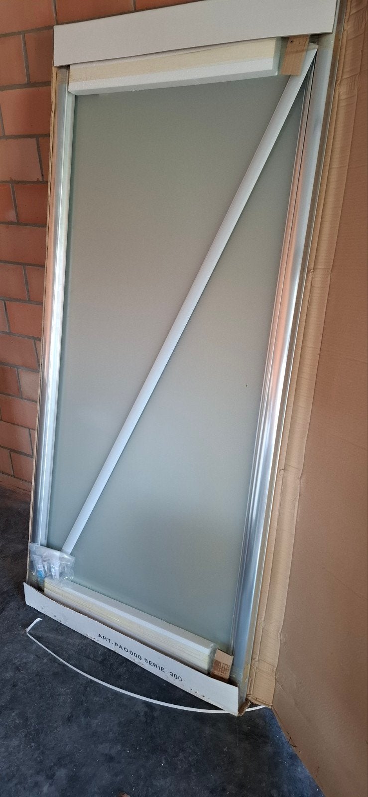 Glazen douche draaideur 90cm, Ophalen, Nieuw