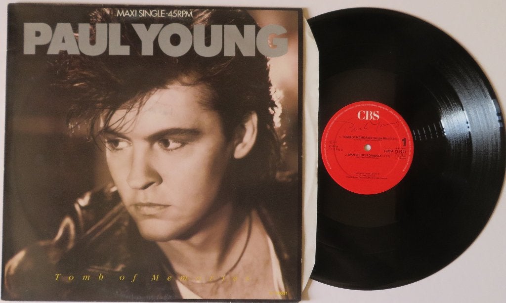 Paul Young - Tomb of memories. Maxi, Gebruikt, Ophalen of Verzenden, Synthpop, 12 inch