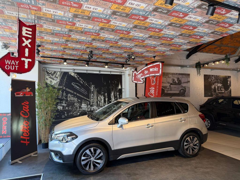 Suzuki S-Cross 1.4 Turbo * PANO * CAMERA * CUIRS * CARNET FU, Autos, Suzuki, Cuir, Argent ou Gris, Achat, Euro 6