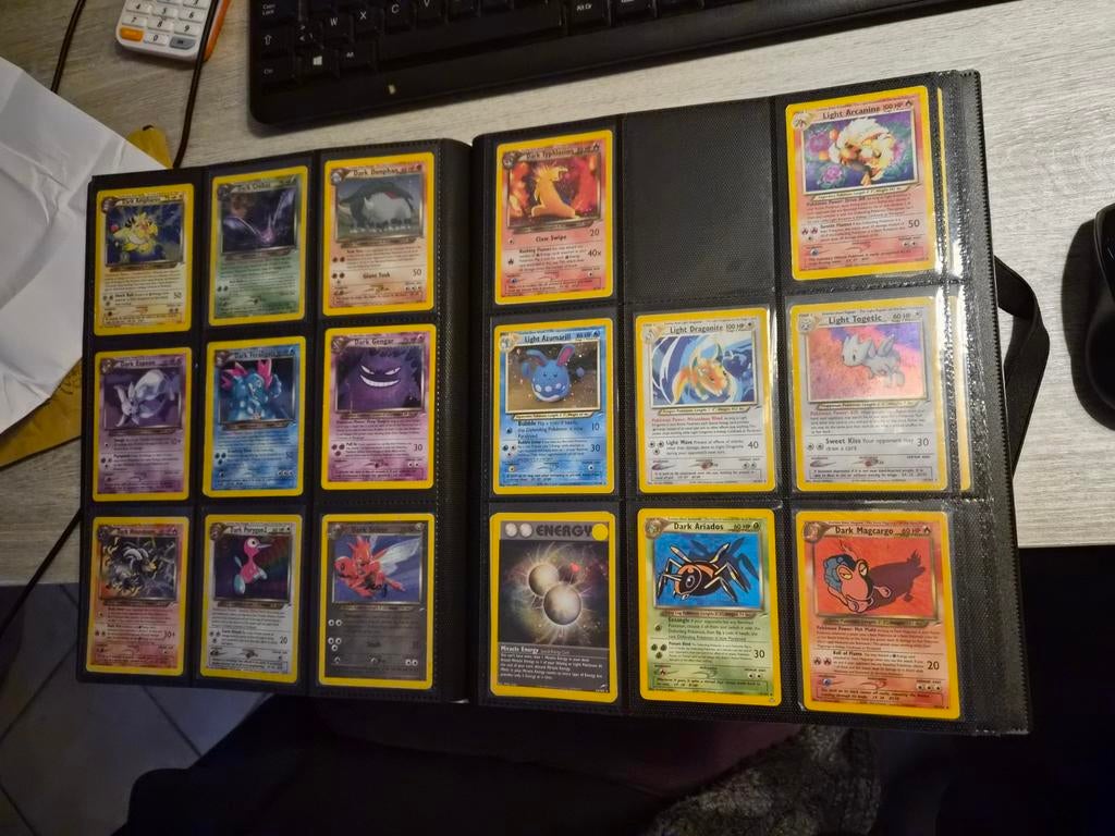 Neo destiny quasi volledige set (97/105), Hobby en Vrije tijd, Verzamelkaartspellen | Pokémon, Gebruikt, Meerdere kaarten, Foil