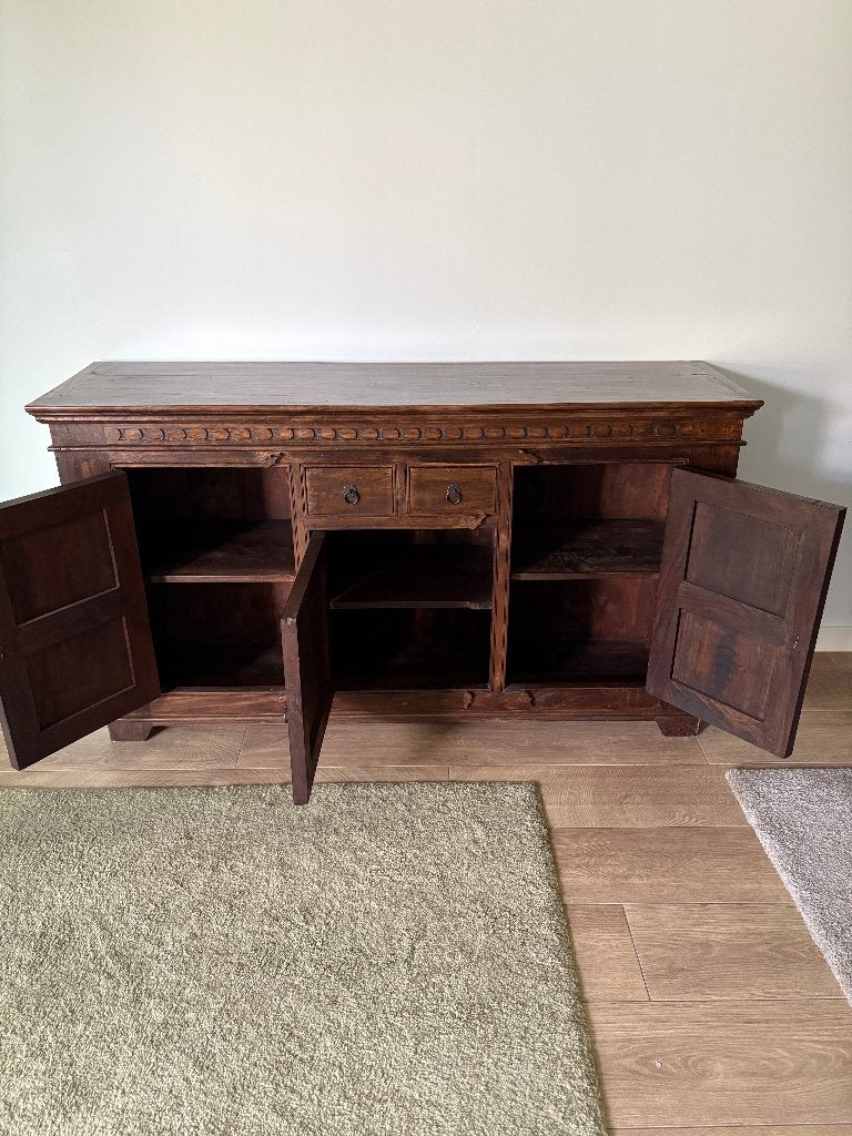 te koop, Huis en Inrichting, Kasten | Dressoirs, Ophalen, Gebruikt, 150 tot 200 cm, Teakhout