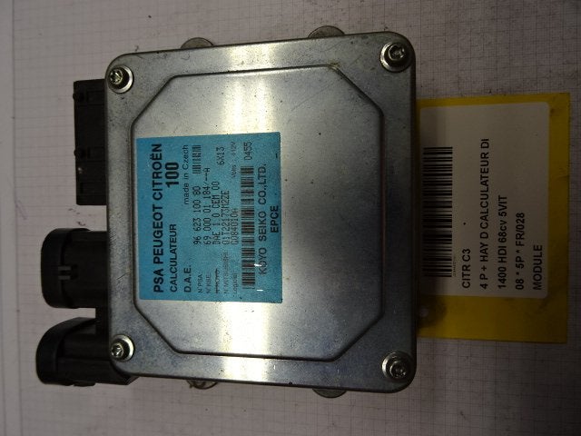 UNITE ELECTRONIQUE Citroën C3 (FC / FL / FT) (9662310080), Citroën, Mevr. I. Hauben, Utilisé, Rue de l'Espoir 34 34
4030  GRIVEGNÉE, BE
