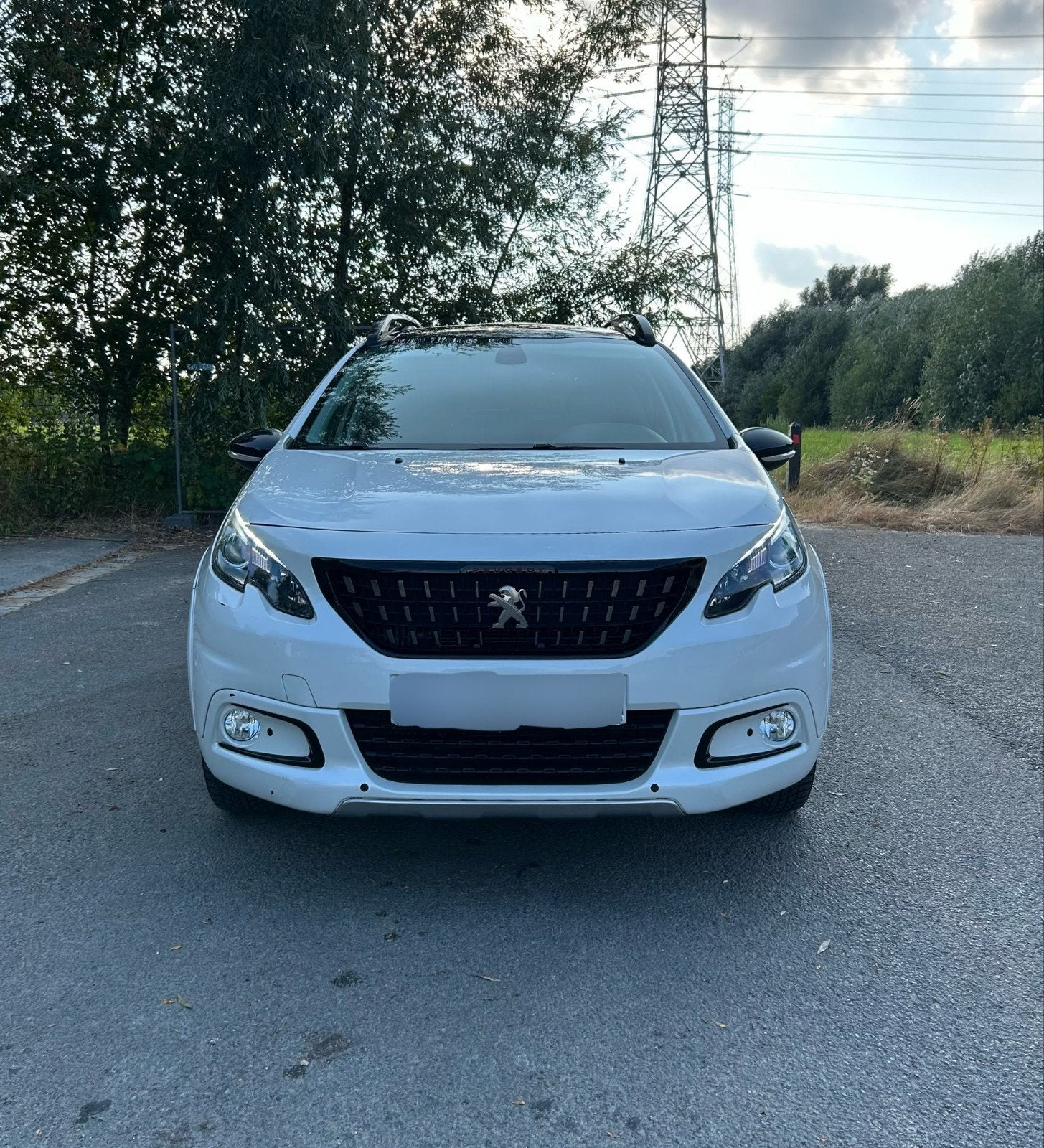 PEUGEOT 2008 GT LINE 2019. 21000KM, Auto's, Peugeot, Voorwielaandrijving, Wit, Leder, 5 deurs