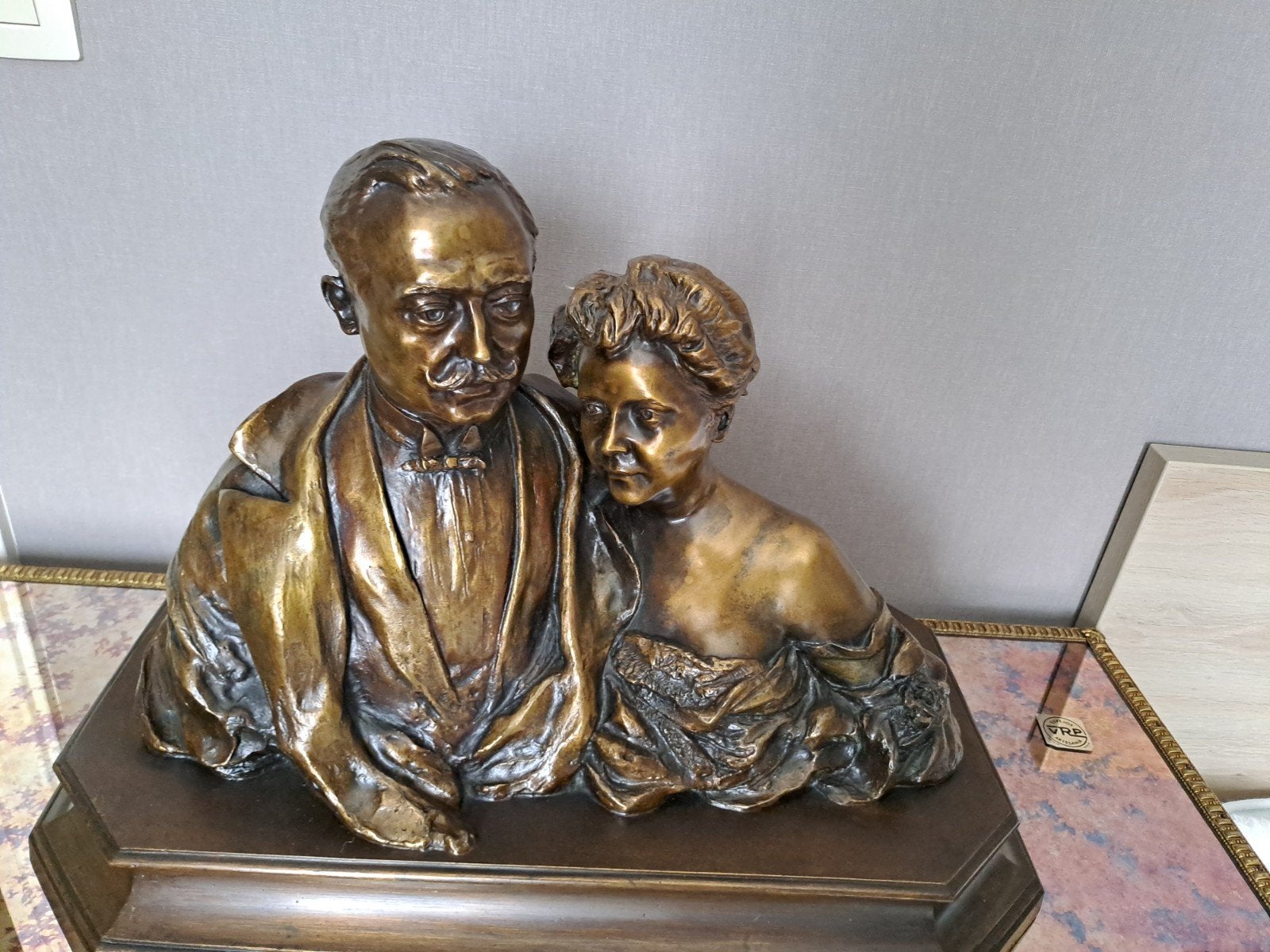 Zeldzaam Bronzen Beeld Georges Van Der Straeten (1892) – Cir, Ophalen