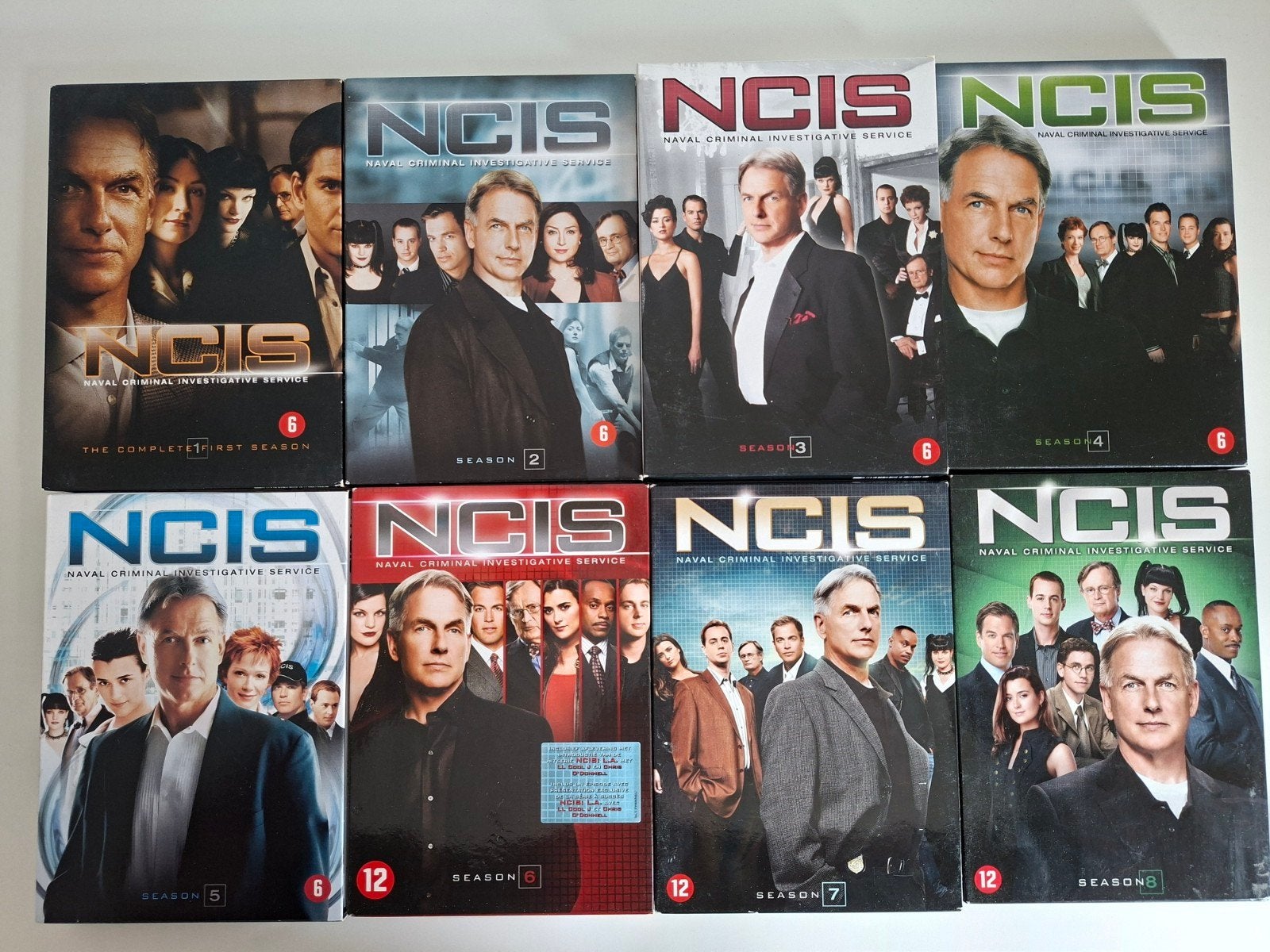 Seizoen 1 t/m 8 van NCIS op dvd, Ophalen of Verzenden