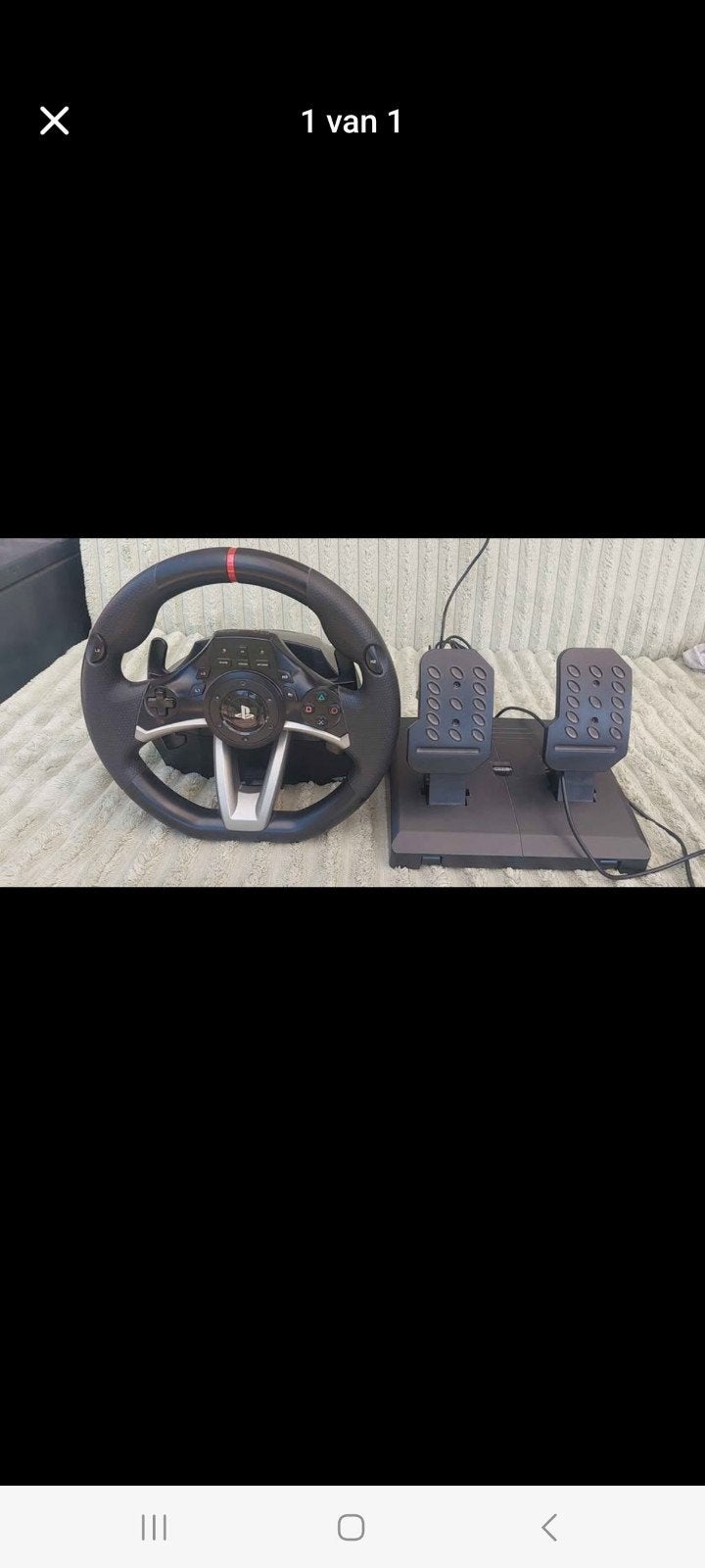 playstation stuur en pedalen, Games en Spelcomputers, Ophalen, Zo goed als nieuw, Stuur of Pedalen, PlayStation 4