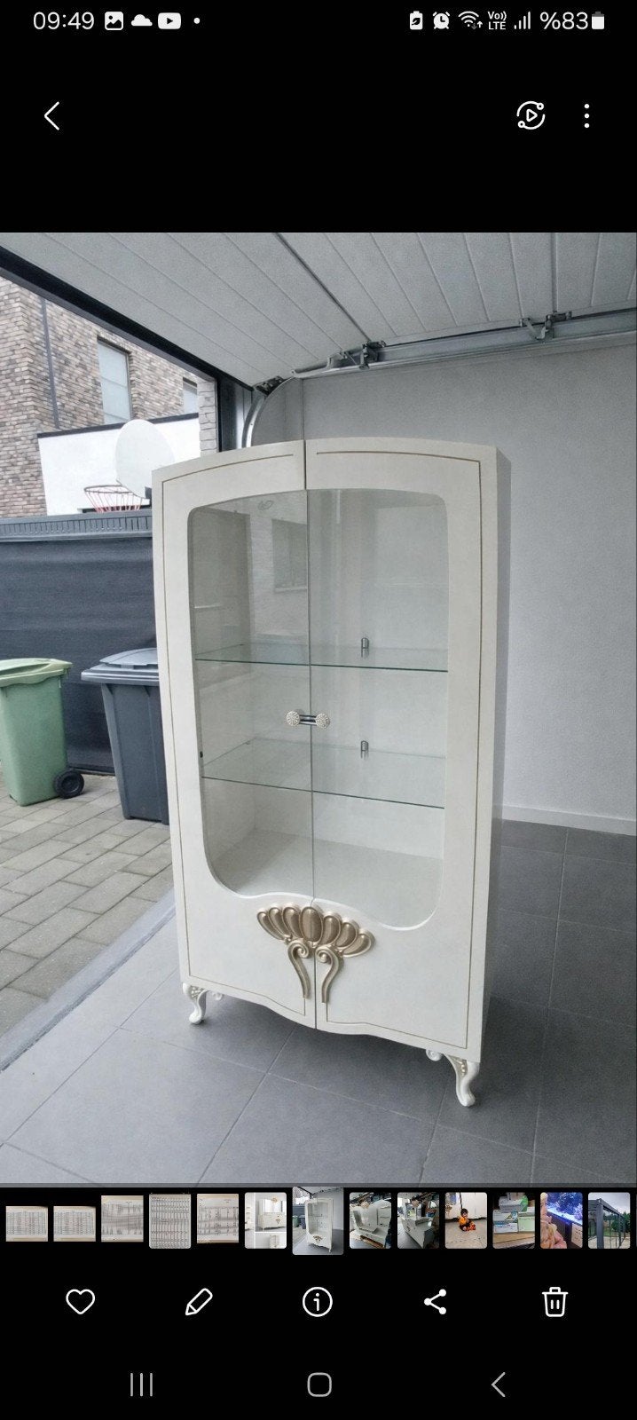 vitrine kast , tv kast , dreswaar, Ophalen