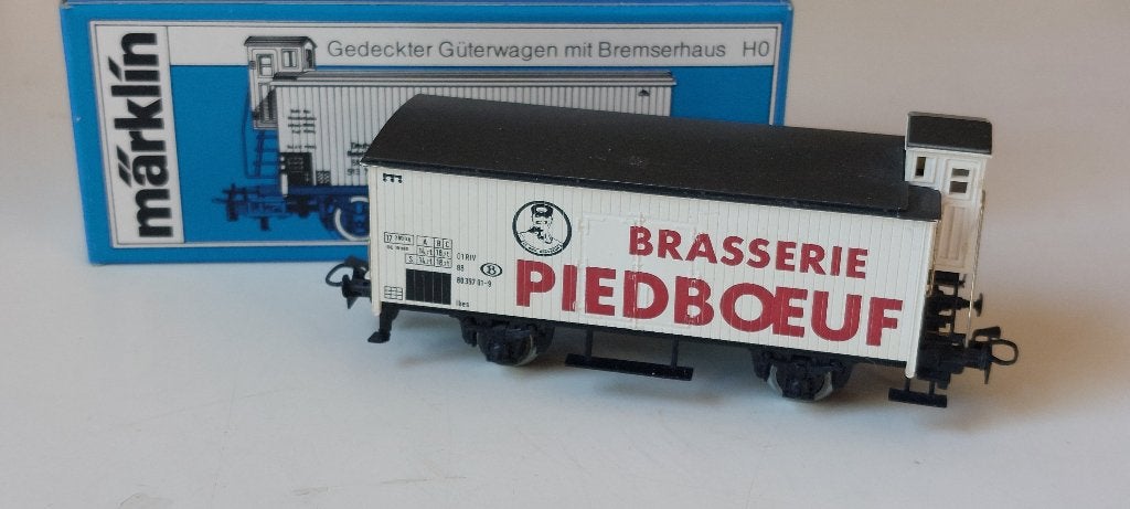 SNCB/NMBS MARKLIN BELGISCHE BIERWAGEN*PIEDBOEUF*HO*AC, Wisselstroom, Verzenden, Analoog, Märklin