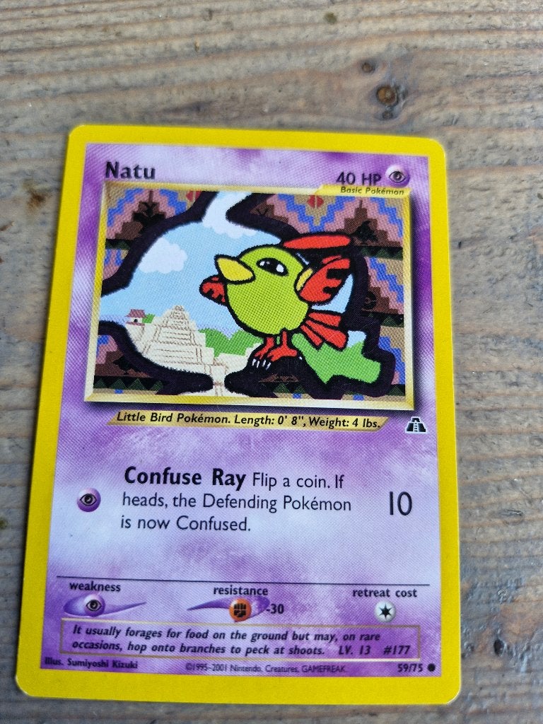 Natu, Ophalen of Verzenden, Gebruikt, Losse kaart