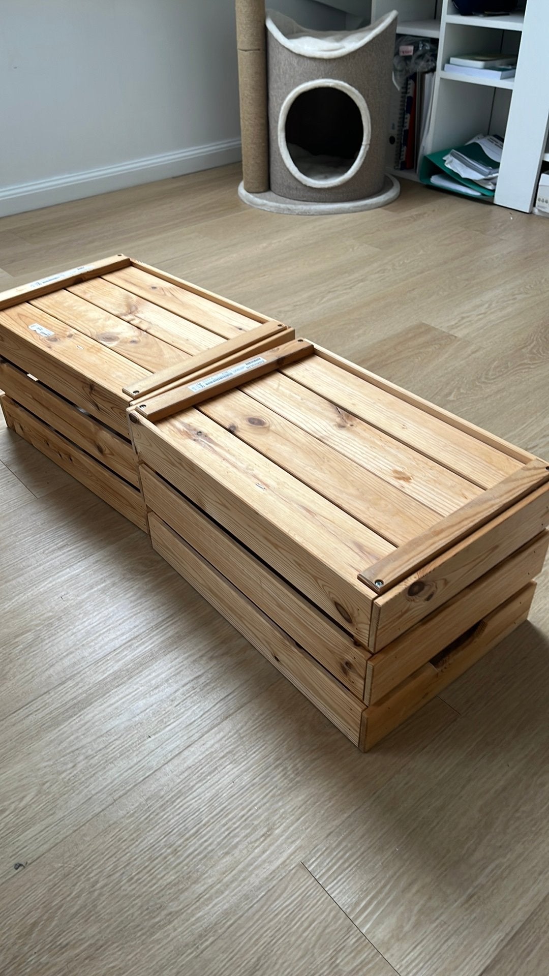 2 ikea kratjes, Ophalen, Zo goed als nieuw