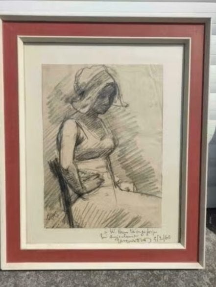 dessin signe jacques ochs, Enlèvement ou Envoi, Dessin