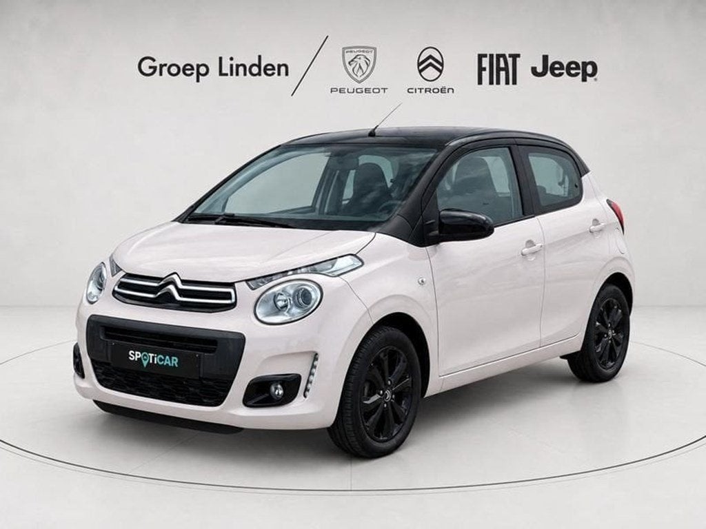 Citroen C1 *AC*VELGEN*5D* 1.0 Benz Feel, Auto's, 4 zetels, C1, Beige, Handgeschakeld