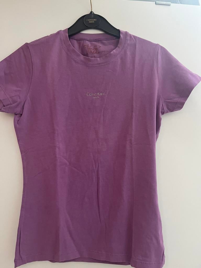 Calvin Klein t shirt maat XL maat eerder L, Kleding | Dames, Ophalen of Verzenden, Zo goed als nieuw, Maat 46/48 (XL) of groter