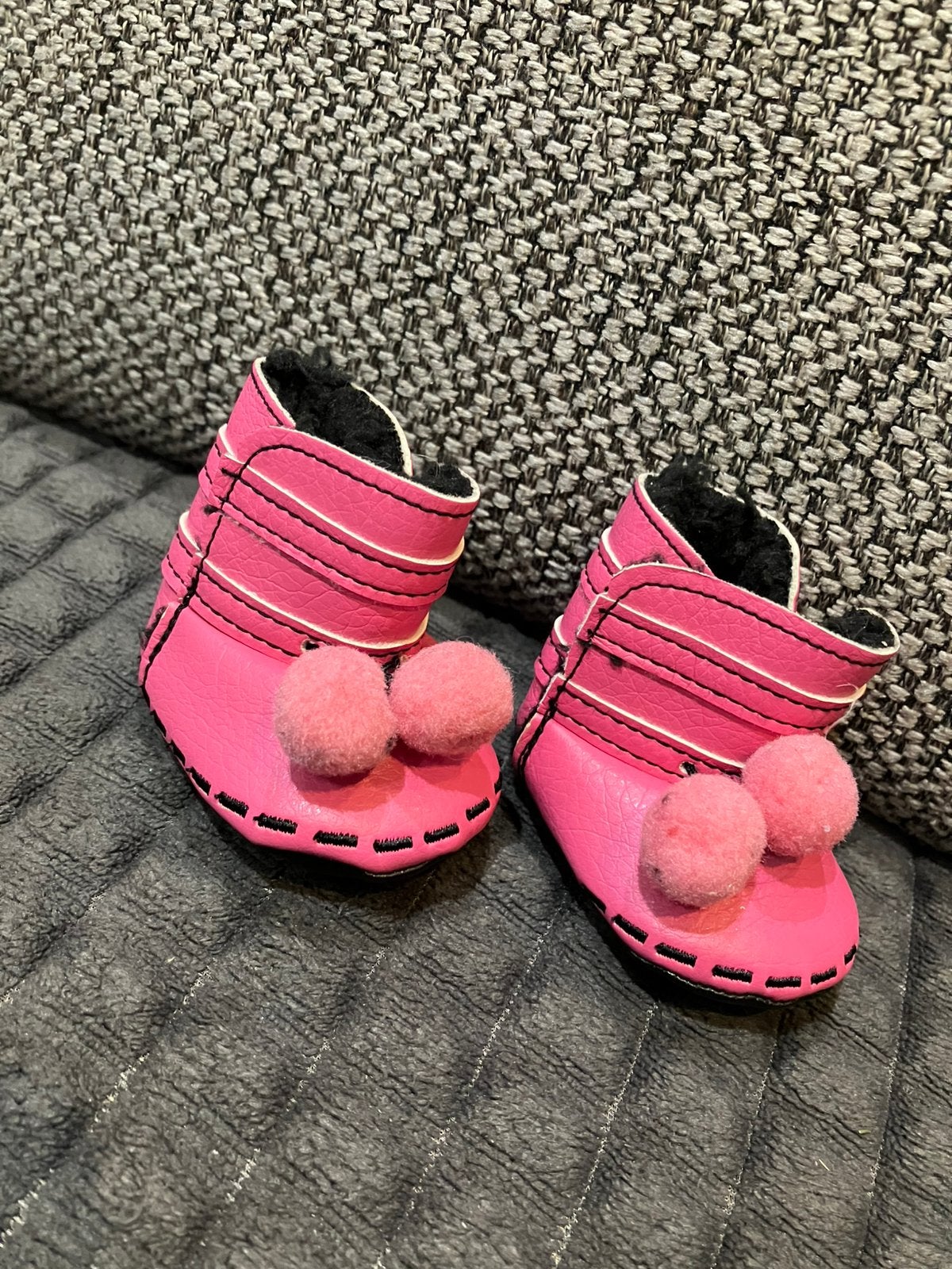 Gevoerde winterlaarsjes baby born zapf creation  pop 43 cm, Ophalen of Verzenden, Zo goed als nieuw