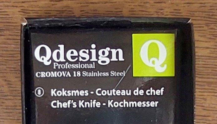 Koksmes & Broodmes - Stainless Steel - zo goed als nieuw, Huis en Inrichting, Ophalen, Overige materialen, Nieuw, Vaatwasserbestendig