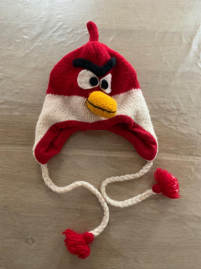 Angry Birds muts wol, Overige maten, Zo goed als nieuw, Muts, Angry Birds