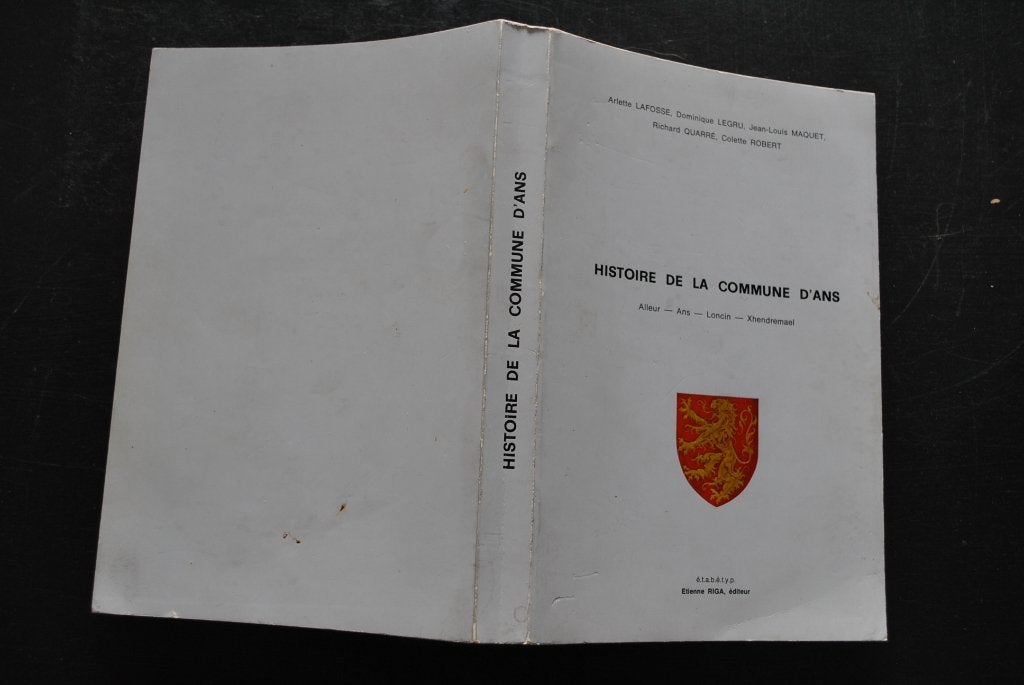 Histoire de la Commune d'Ans Houillère Val-Saint-Lambert..., Ophalen of Verzenden, Gelezen, COLLECTIF