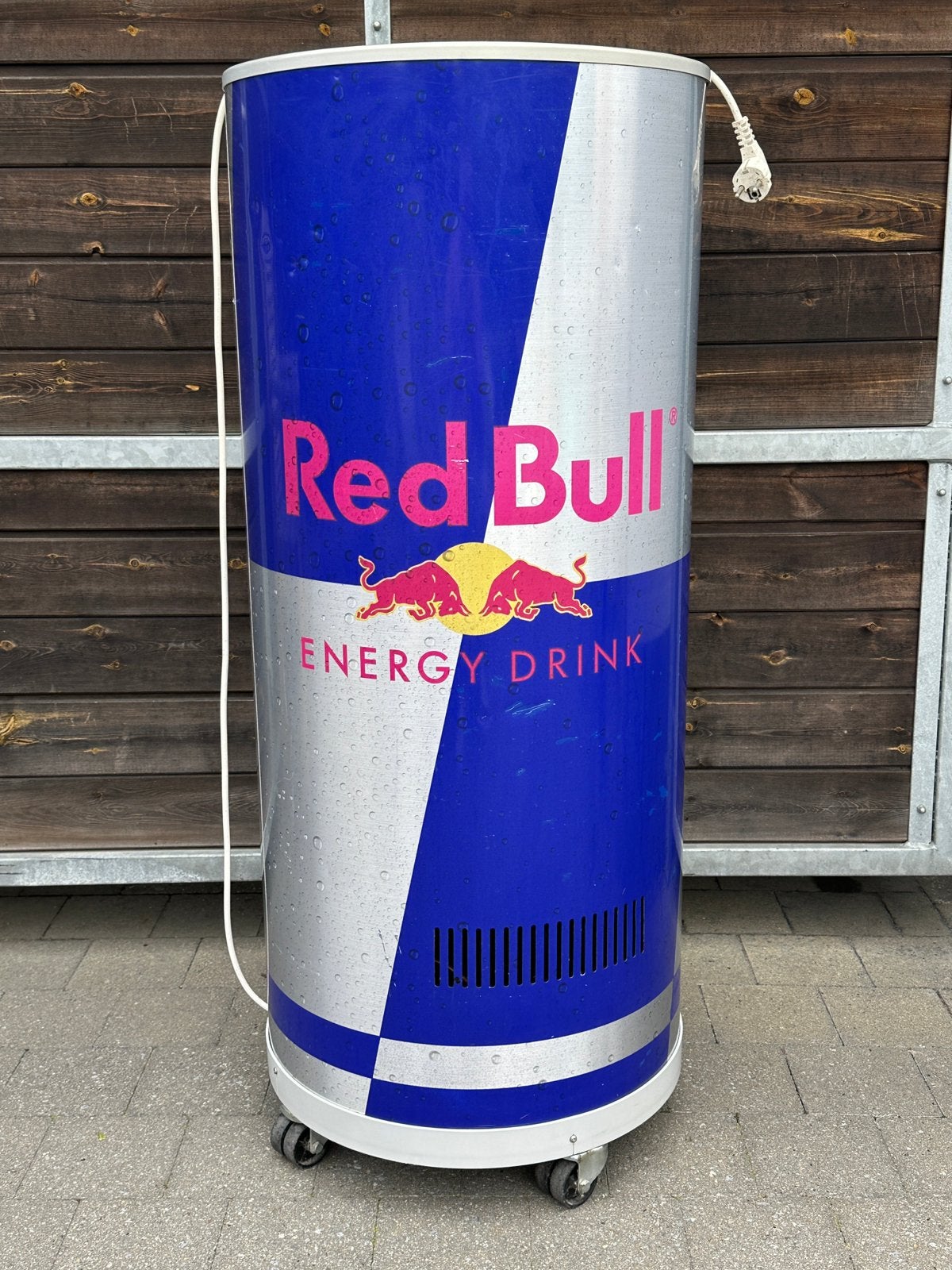 Red Bull frigo, Ophalen, Gebruikt