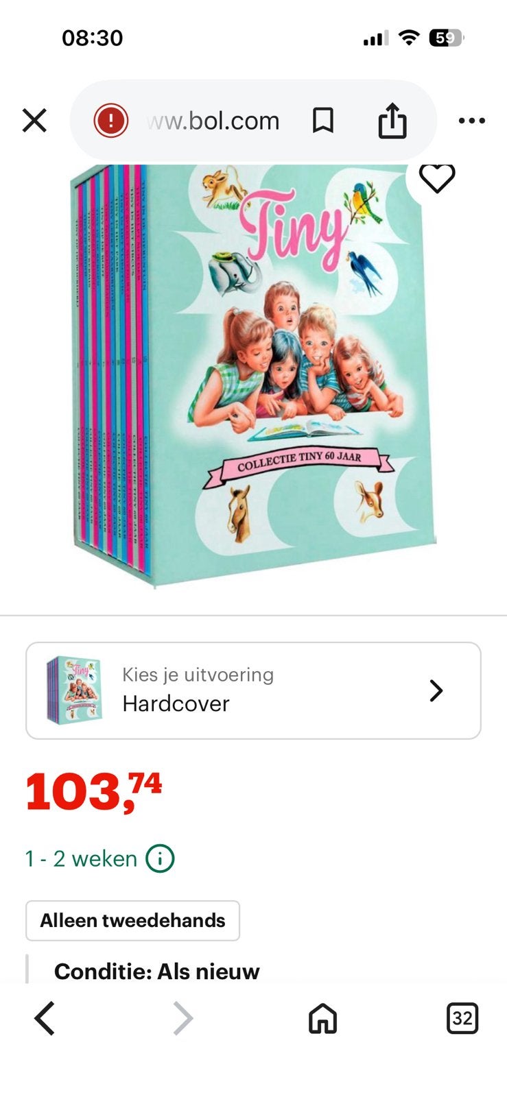 Tiny reeks, Boeken, Ophalen of Verzenden, Nieuw