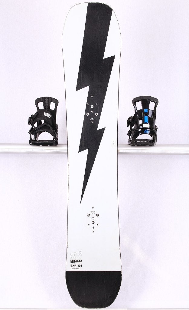 Snowboard 154 cm BURTON CUSTOM EXPERIENCE, noir/blanc, Envoi, Utilisé, Planche