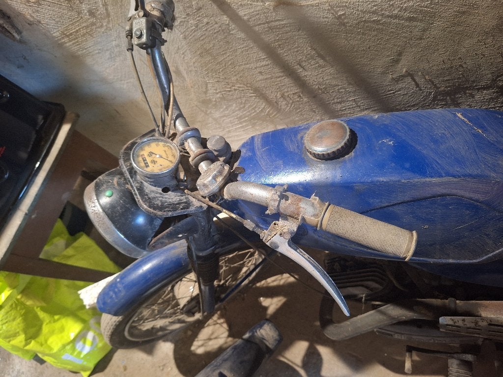 Moto peugeot flandria. Année 1940 - 1950.