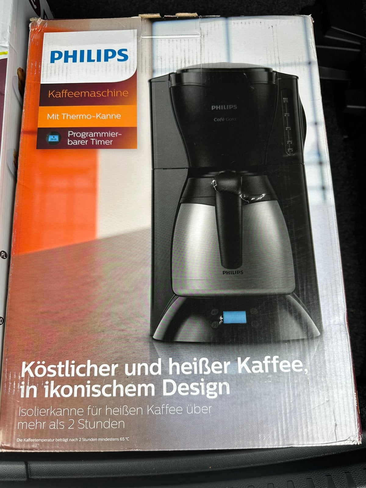 Philips Café Gaia Koffiezetapparaat met Thermoskan – Nieuw, Ophalen, Afneembaar waterreservoir, Gemalen koffie, Koffiemachine
