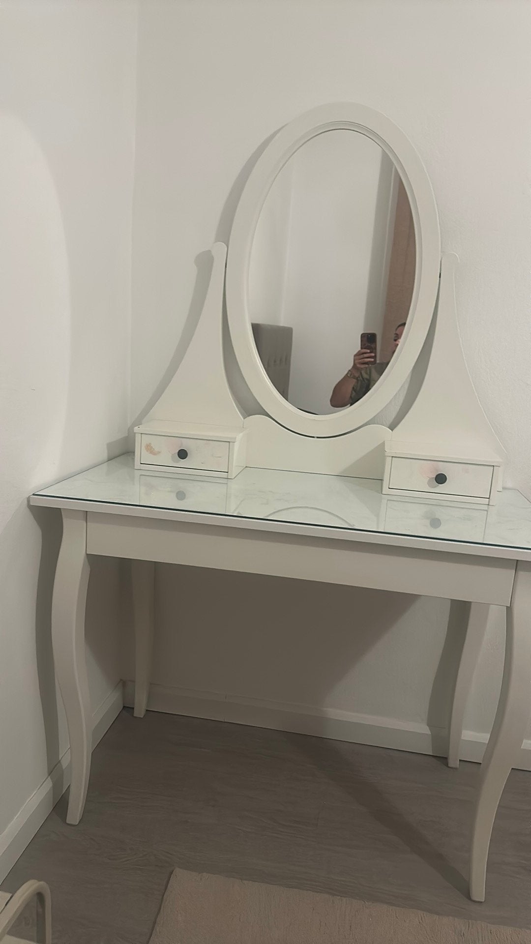 Makeup tafel, Huis en Inrichting, Tafels | Kaptafels, Ophalen, Zo goed als nieuw