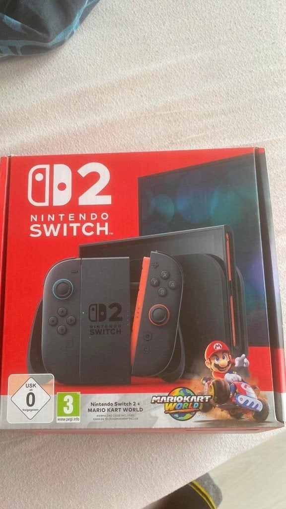 nintendo switch 2, Games en Spelcomputers, Ophalen of Verzenden, Zo goed als nieuw, Met 2 controllers, Switch OLED