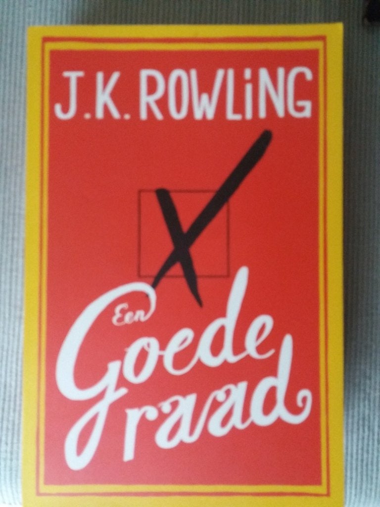 boek Goede Raad - J.K. Rowling - als nieuw, Ophalen, Zo goed als nieuw, J.K. Rowling, België