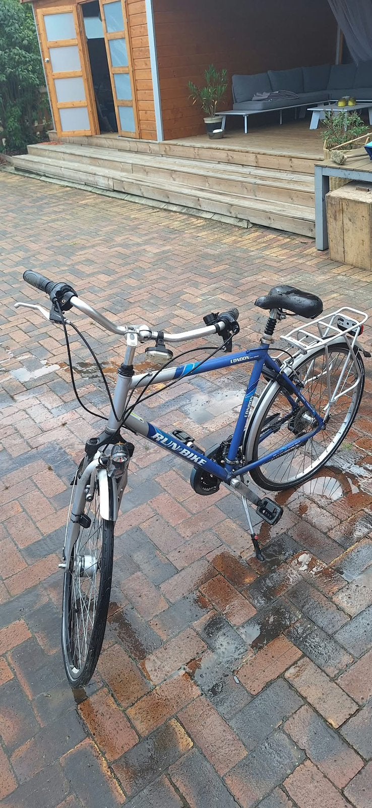 Run & Bike herenfiets, Fietsen en Brommers, Fietsen | Heren | Herenfietsen, Ophalen, Zo goed als nieuw