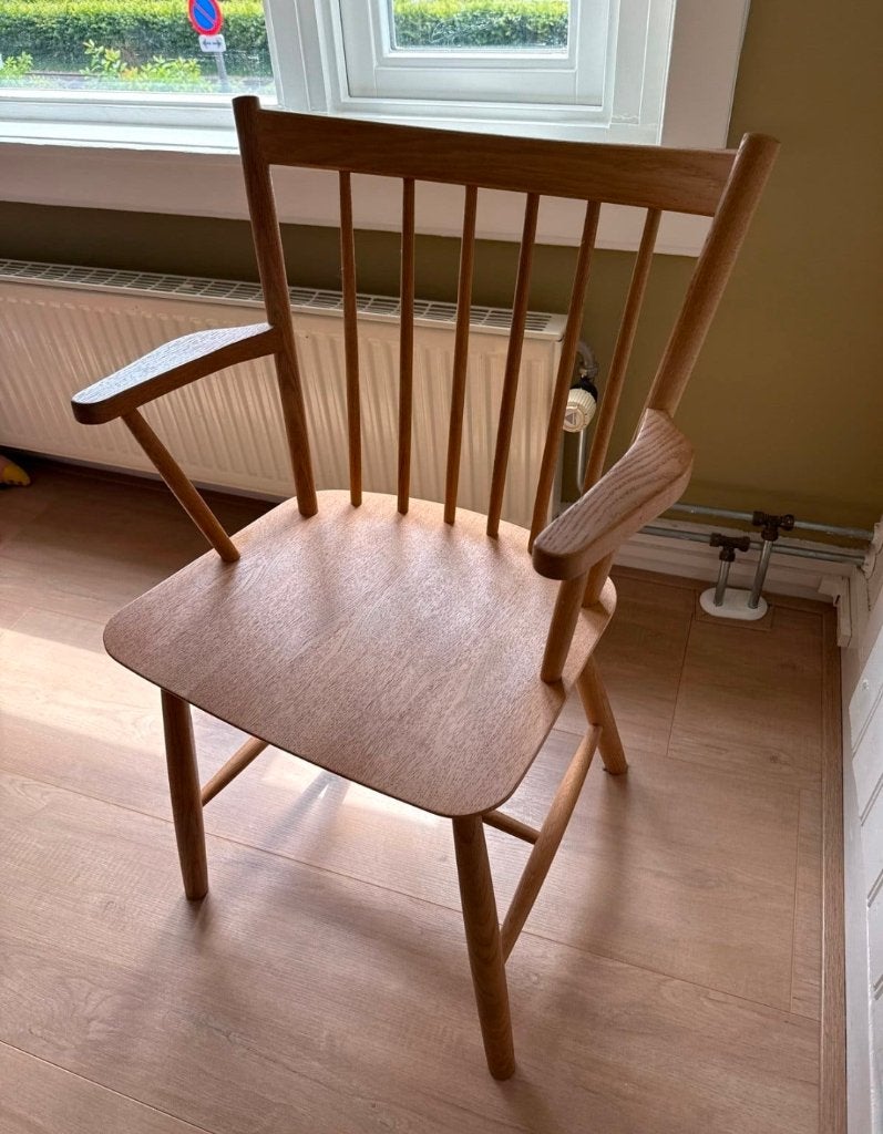 Hay j42 stoel in eikenhout, Ophalen, Twee, Vintage, Zo goed als nieuw