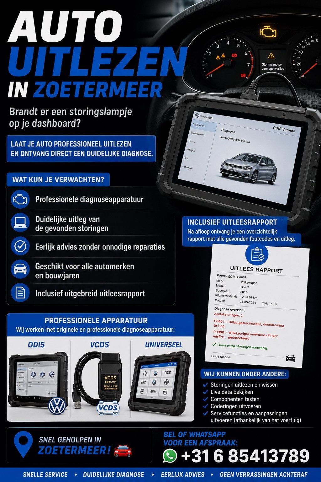 Lampe de lecture voiture professionnele Zoetermeer vcds odis, Enlèvement ou Envoi, Neuf, Daihatsu