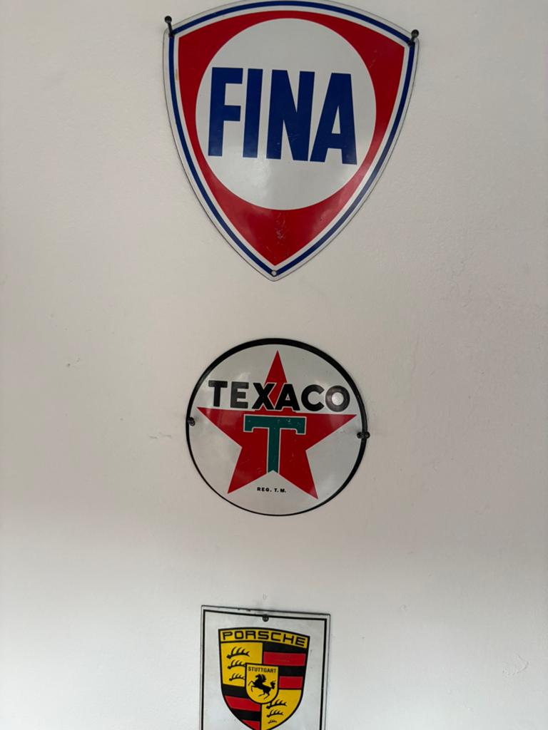 Porseleinen plaatje texaco, Verzamelen, Ophalen