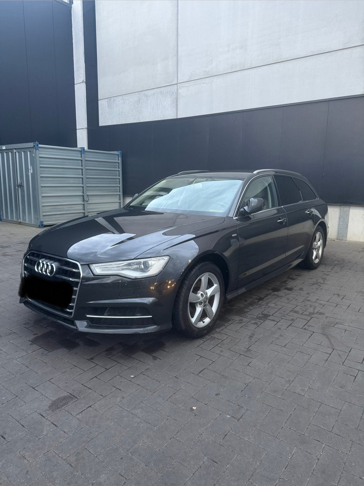 Audi A6, Auto's, Zwart, Leder, 5 deurs, Particulier