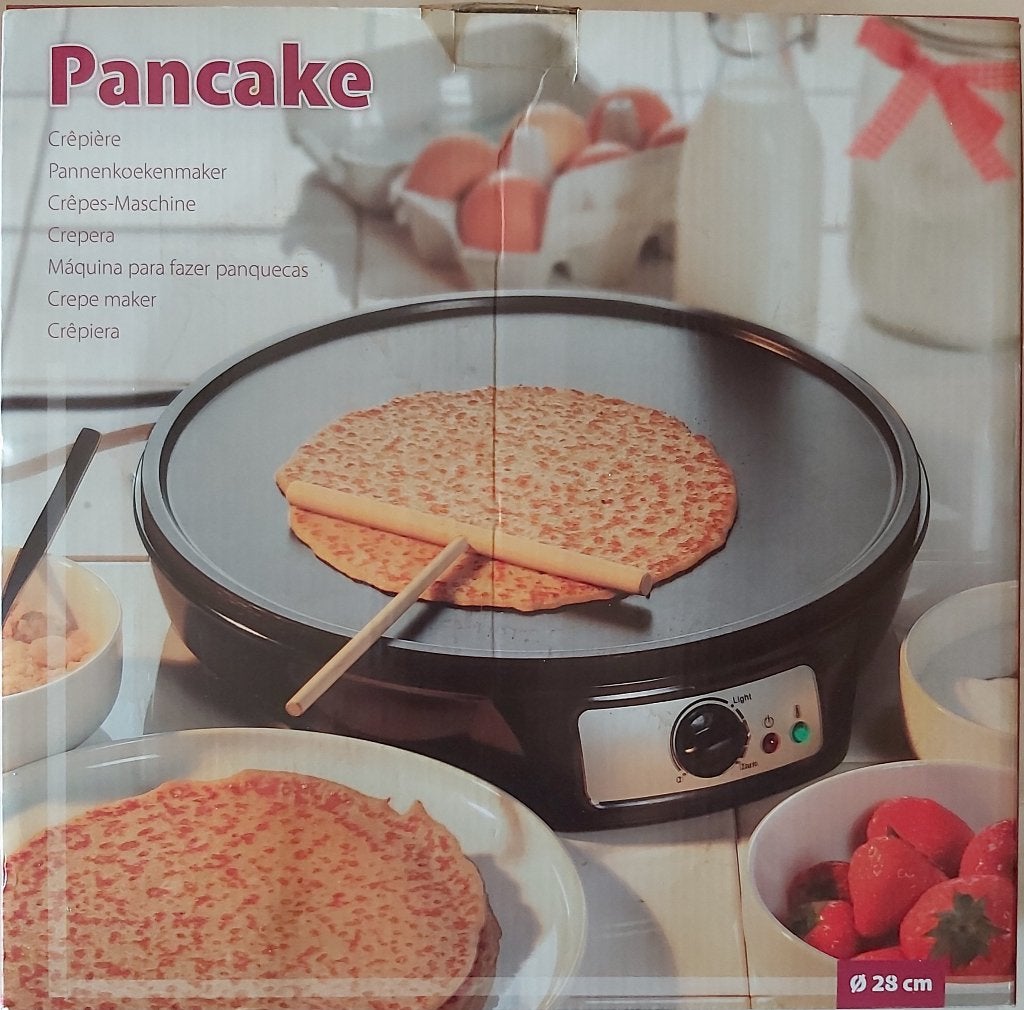 Pannenkoekencrêpemaker, Elektronische apparatuur, Ophalen of Verzenden, Nieuw, 8 personen of meer