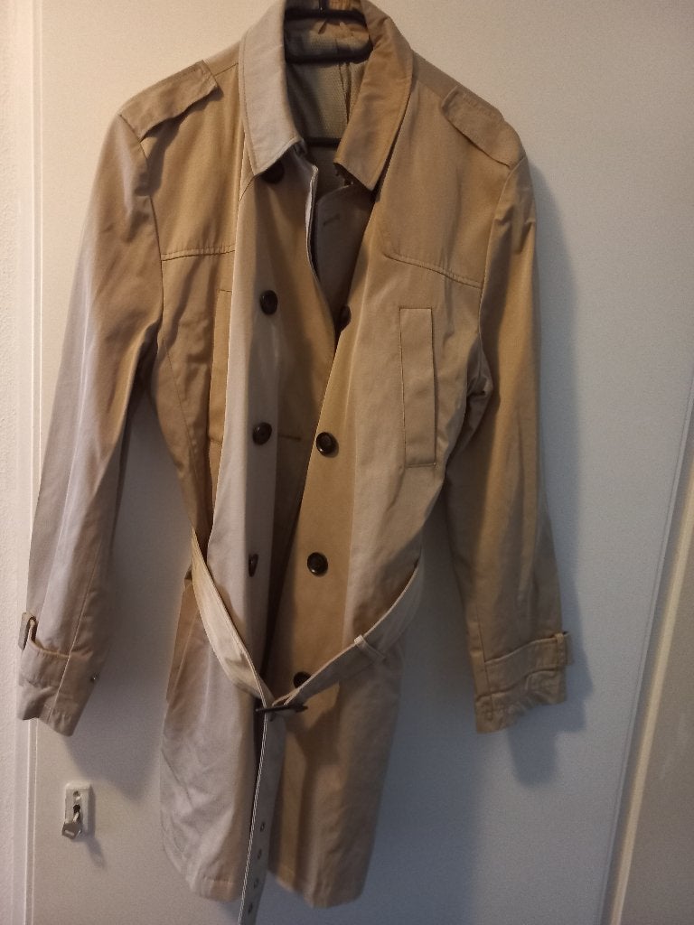 Trench-coat pour homme Angelo Litrico beige taille M, Angelo Litrico, Beige, Comme neuf, Enlèvement