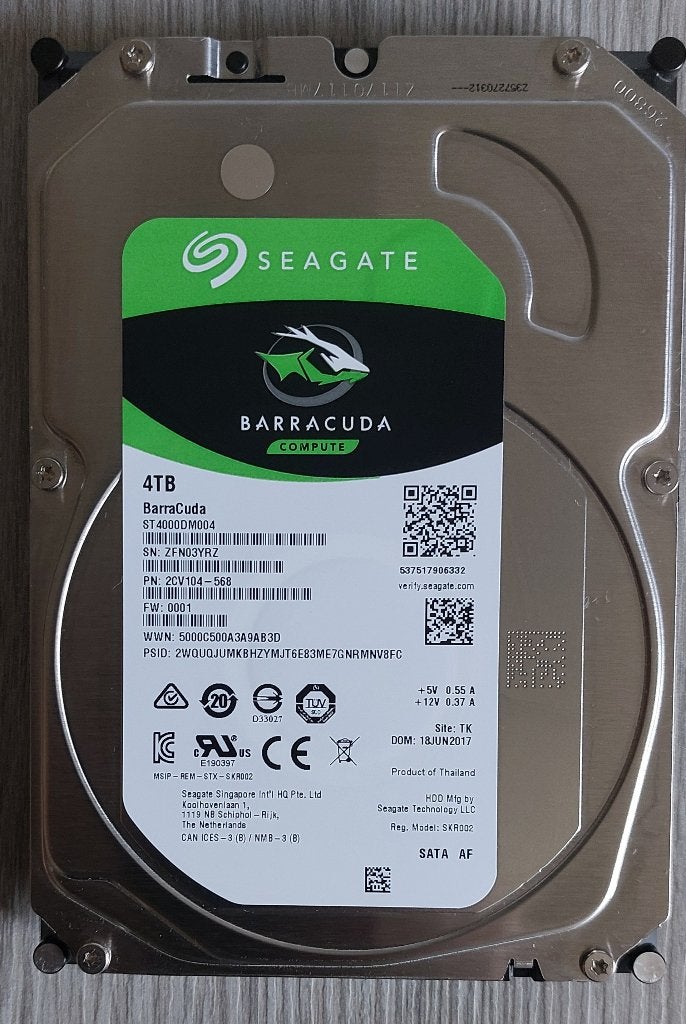 DISQUE DUR SEAGATE BARRACUDA 4T - Comme neuf, Computers en Software, Harde schijven, Intern, 4 TERAS, Ophalen of Verzenden, Zo goed als nieuw