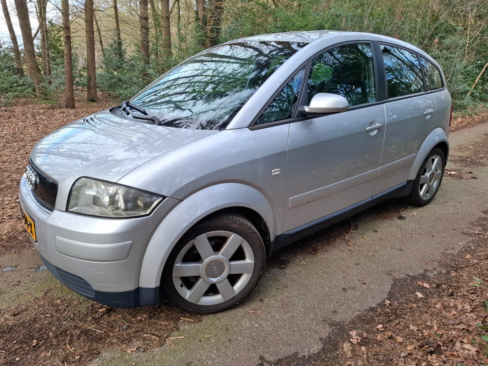 Audi A2 1.4 Benzine leer, boekje, nieuwe distributie, Autos, Cuir, Argent ou Gris, Achat, Entreprise