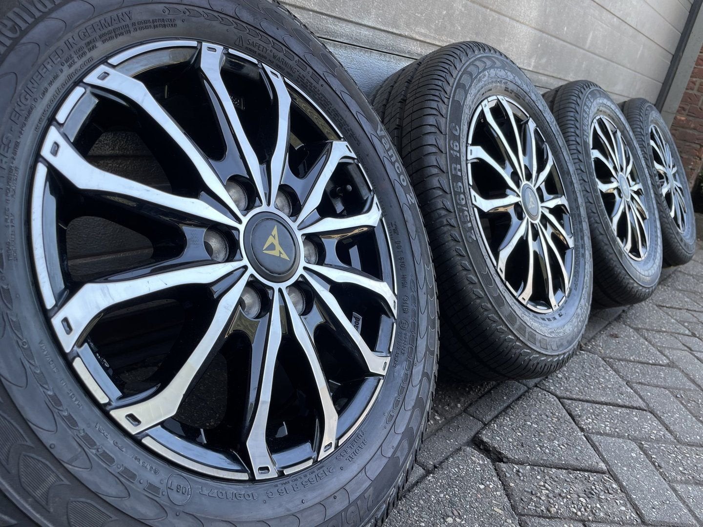 set nieuwe 16 inch 6x125 Iveco Daily velgen zomerbanden, -, Banden en Velgen, Nieuw, Ophalen of Verzenden