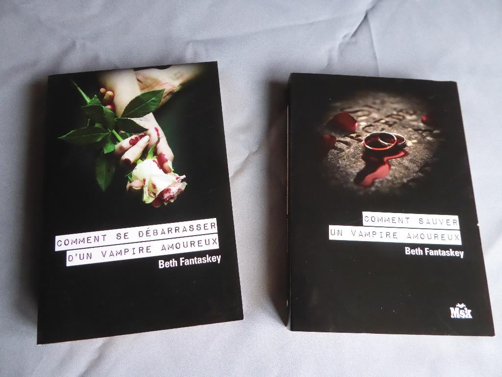 Roman d'un vampire amoureux - 2 tomes - de Beth Fantaskey, Enlèvement ou Envoi, Neuf, Beth Fantaskey