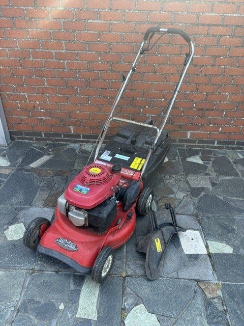 Grasmaaier benzine zelftrekker Rover Honda mulch en opvang, Tuin en Terras, Grasmaaiers, Ophalen