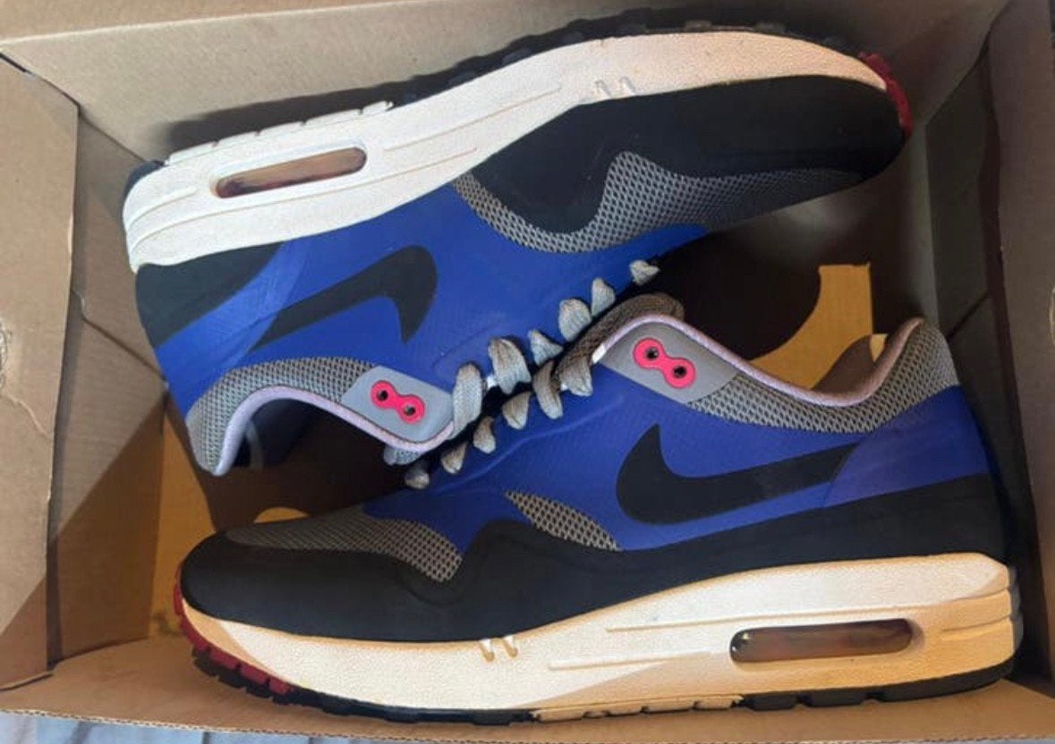 Nike Air Max 1 “London Home Turf” size 41, Vêtements | Hommes, Chaussures, Comme neuf, Enlèvement, Bleu, Baskets