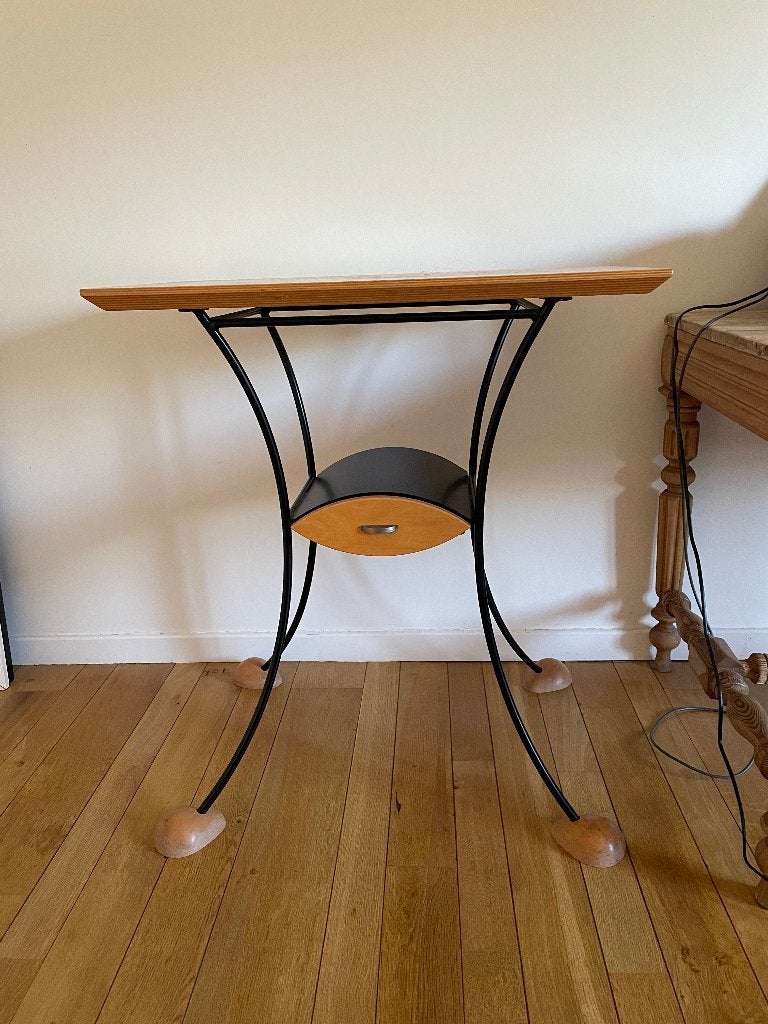Table console originale, Maison & Meubles, Moderne, Enlèvement, Utilisé, 47 cm