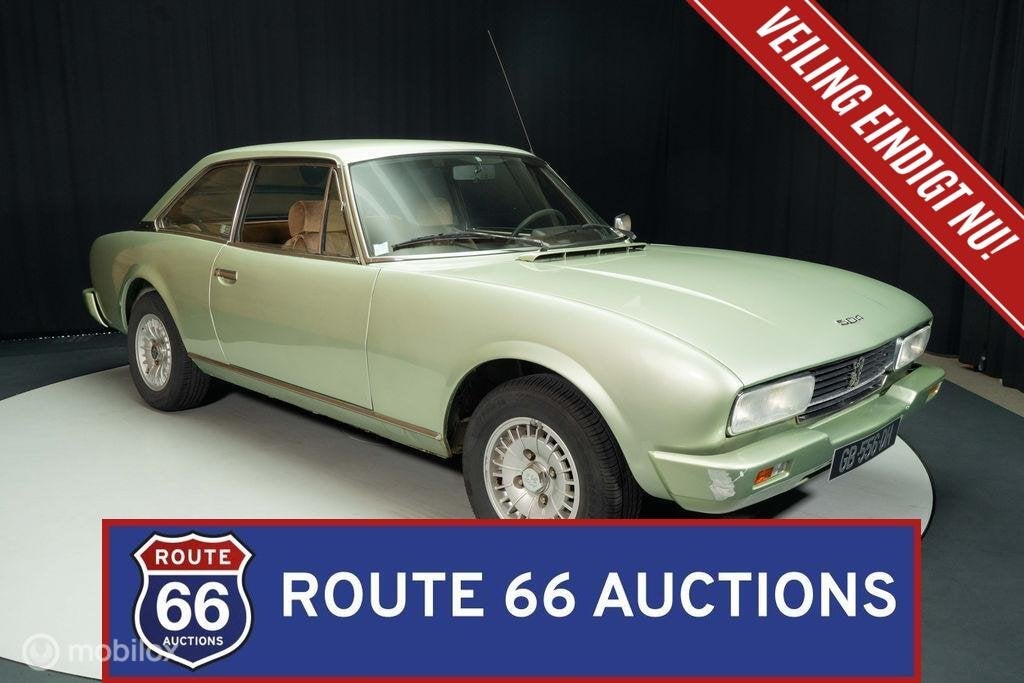 Peugeot 504 Coupe | 1979 | Route 66 Auctions, Achat, Entreprise, Boîte manuelle, Autre carrosserie