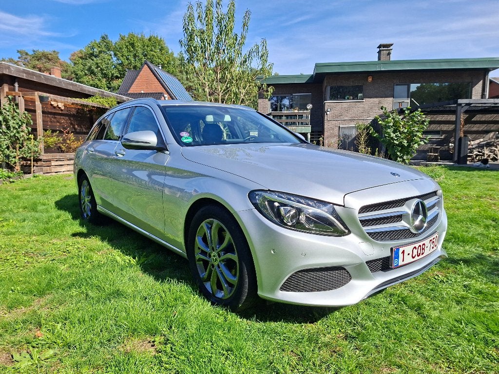 Mercedes C-klasse break 180 Benzine 115Kw 9-traps automaat, Auto's, Automaat, Achterwielaandrijving, 4 cilinders, Parkeersensor