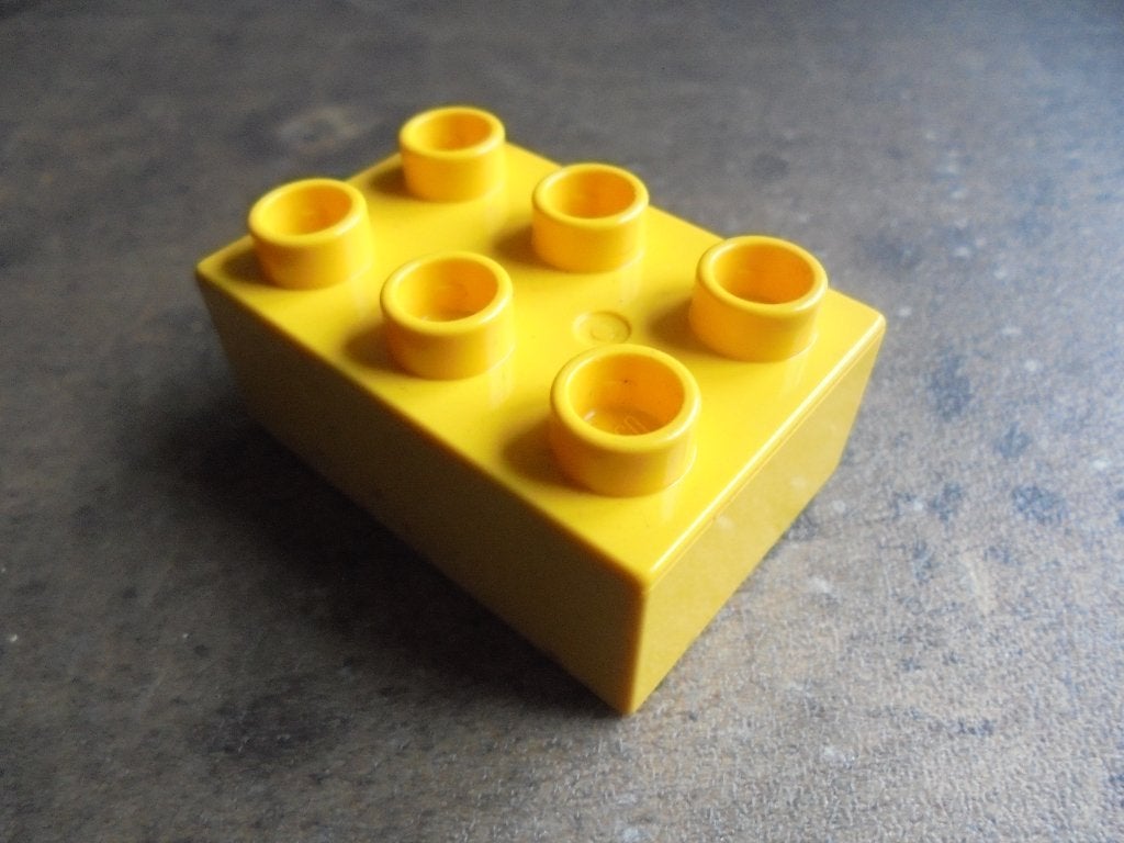 Lego Duplo Brick 2x3 (zie foto's) 5, Ophalen of Verzenden, Gebruikt, Losse stenen, Duplo