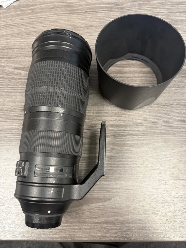 Nikon AF-S FX NIKKOR 200-500mm f/5.6E ED VR, Ophalen of Verzenden, Gebruikt, Telelens, Zoom