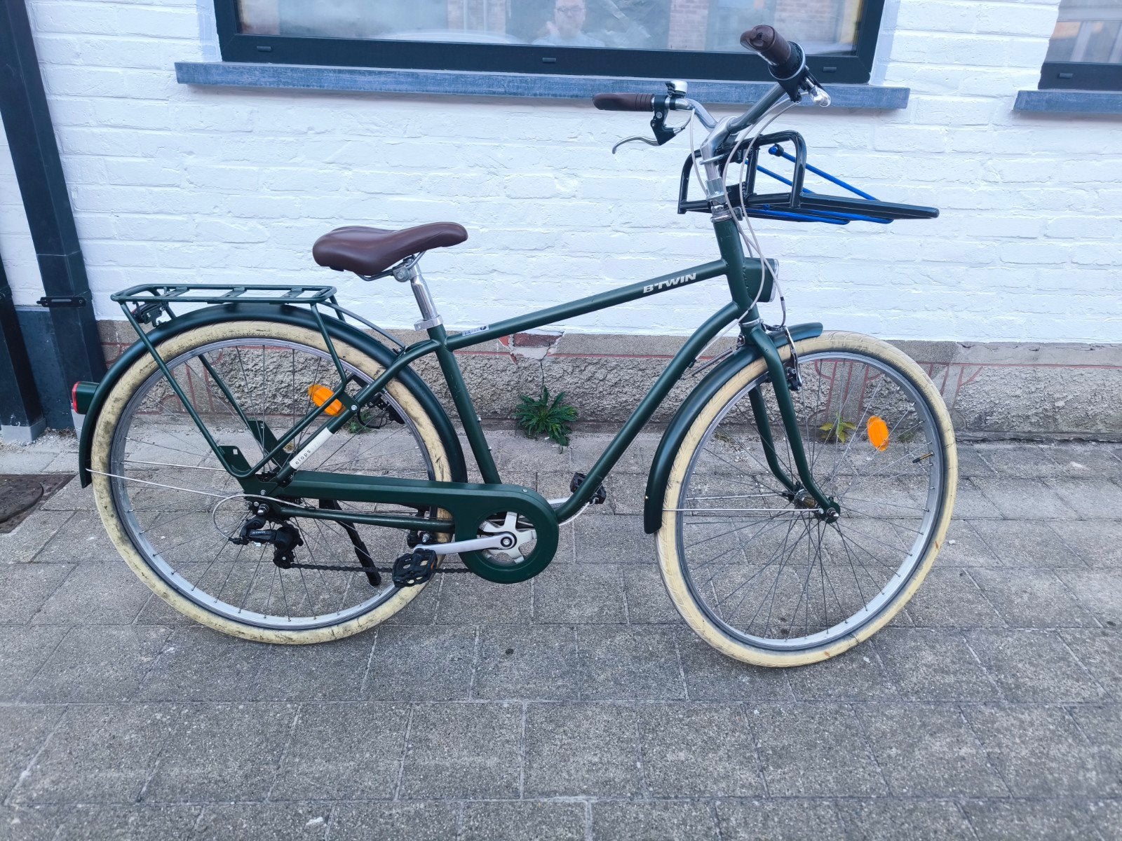 Herenfiets smalle/medium, Ophalen, Gebruikt, Overige merken