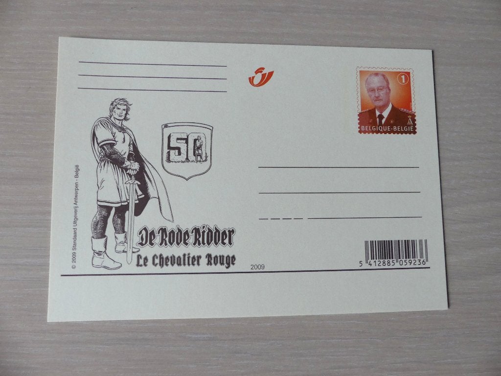 2009 :  Carte postale illustrée - neuve : LE CHEVALIER ROUGE, Enlèvement ou Envoi, Non oblitéré