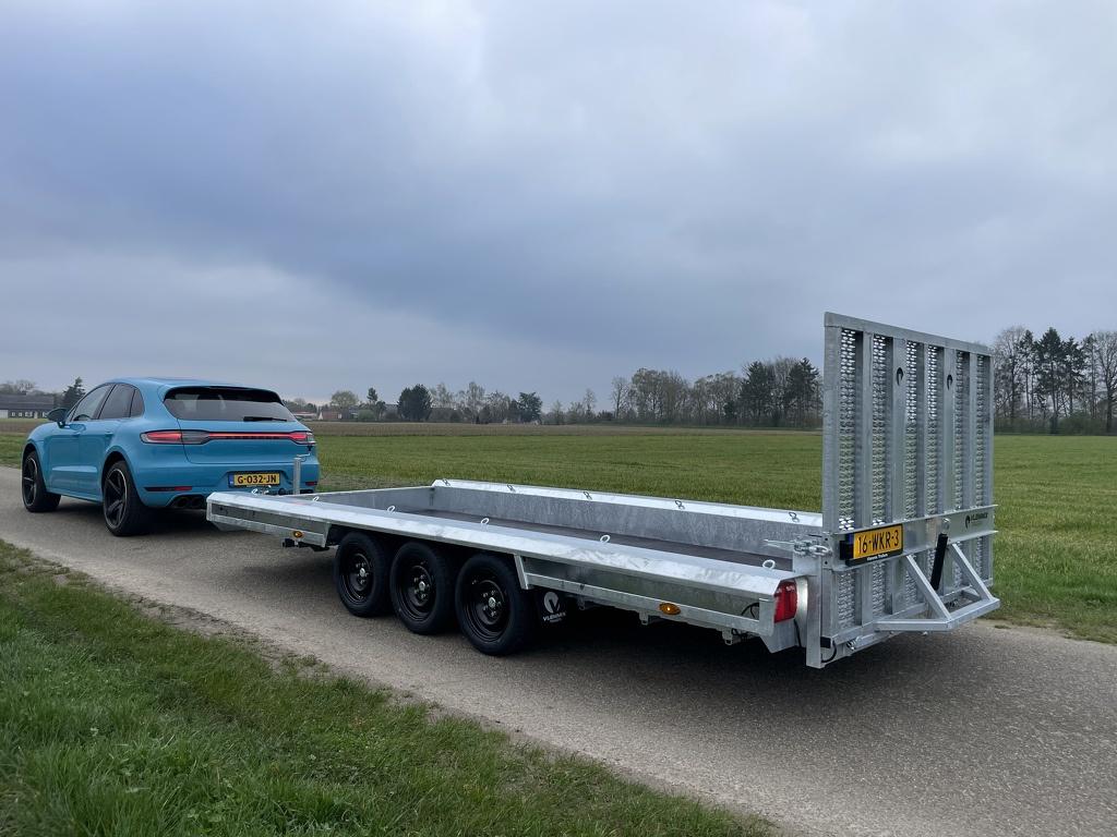 Vlemmix machinetransporter 480 x 180 3 asser NIEUW, Nieuw